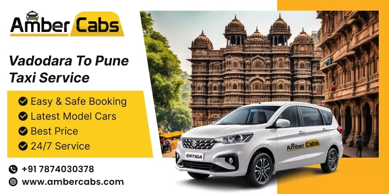 Vadodara to Pune  taxi service 