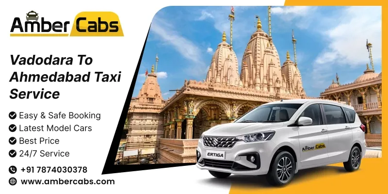 Vadodara to Ahmedabad  Taxi Service