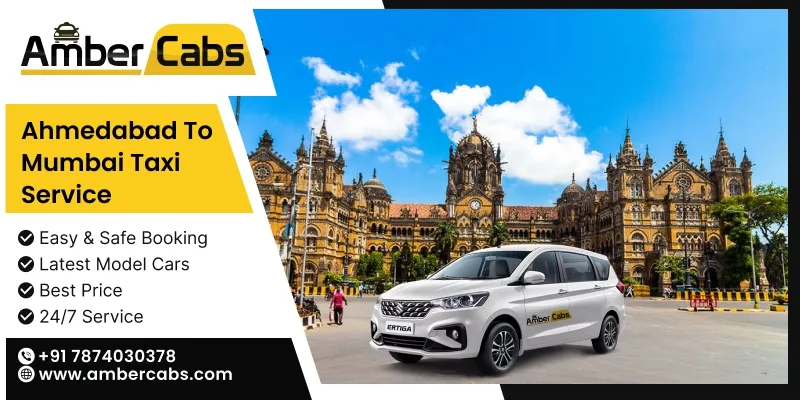 Ahmedabad to Mumbai Taxi Service