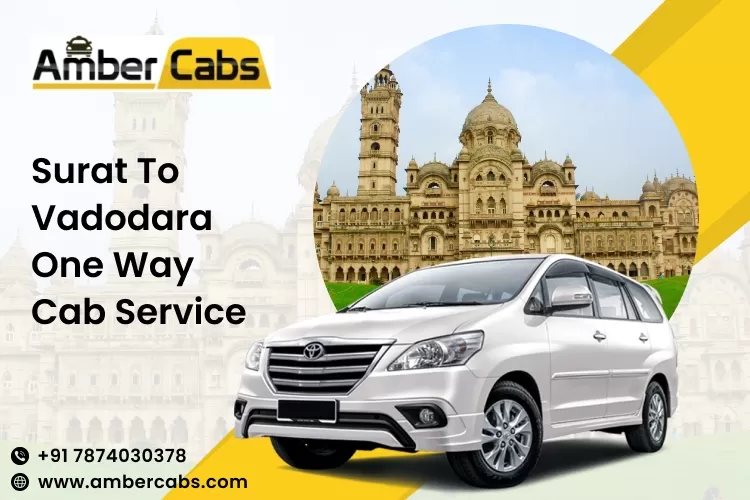 surat to vadodara one way cab service